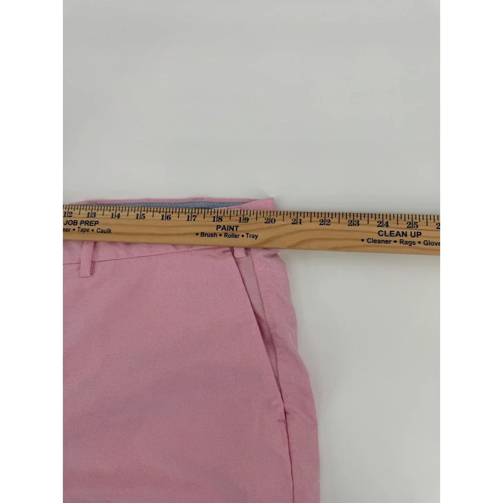 Polo Ralph Lauren Shorts Mens 40 Pink Oxford Cotton Chino Preppy Boat Golf Summe